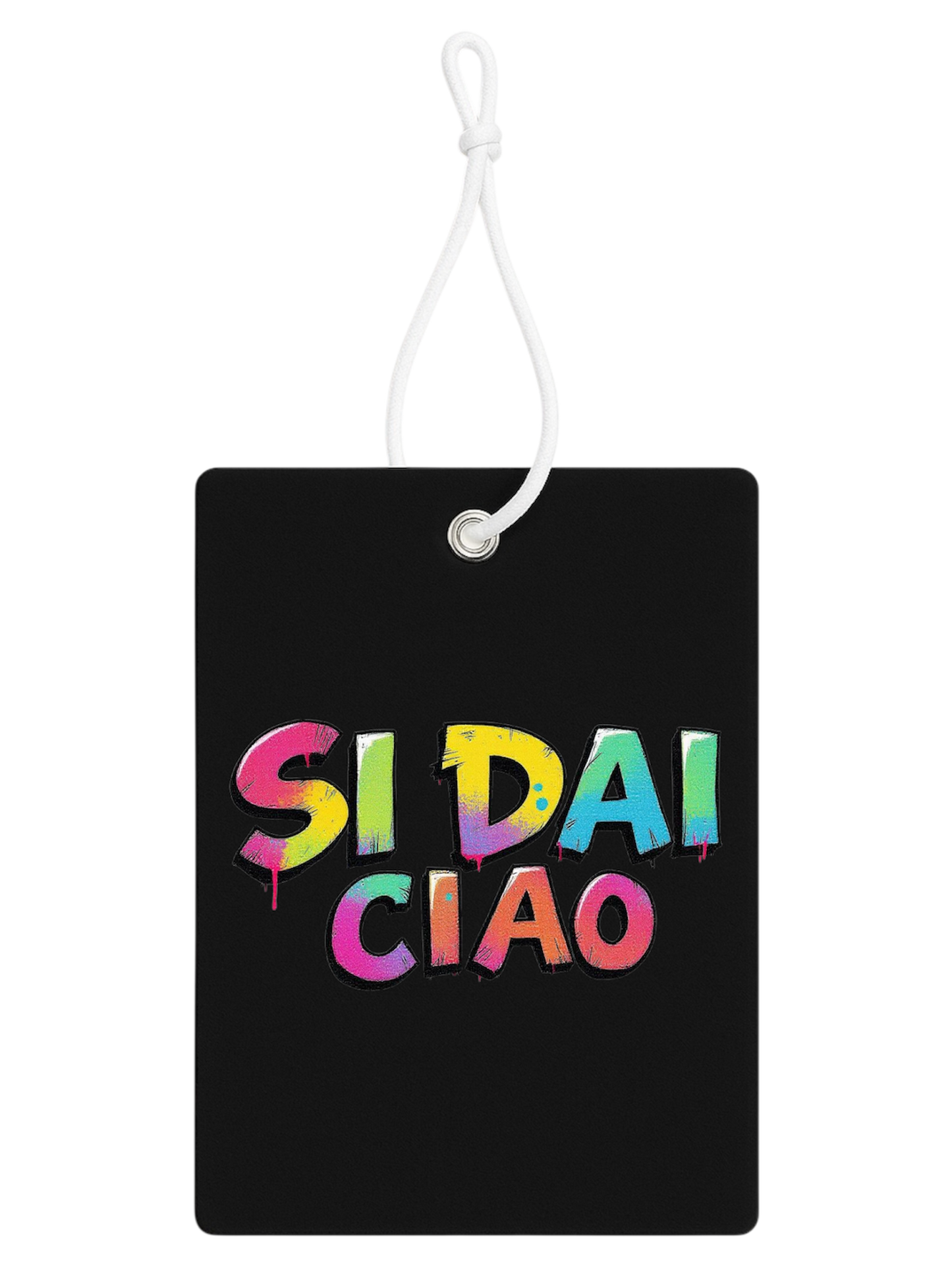 Profumatore Auto – “Sì Dai… Ciao”